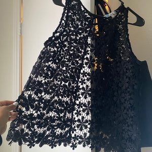 Black Lace Over Top